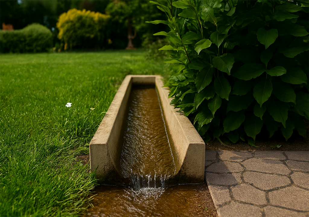جوی سیمانی باغ